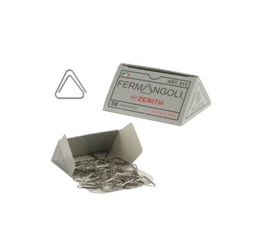 Fermangoli 815 - acciaio inox - conf. 50 pezzi - Zenith - 0608158000 - 8009613815058 - DMwebShop