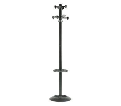 Appendiabiti Incas con portaombrelli 8 posti 175 x 39 cm nero - 11465