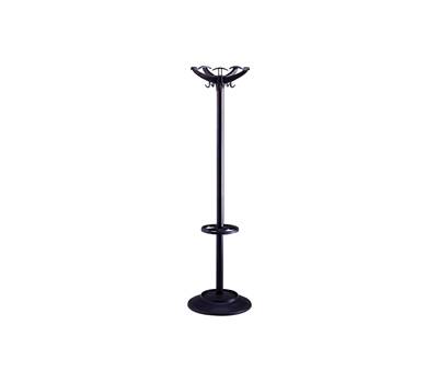 Appendiabiti con portaombrelli 5 posti 168 x 46 cm nero - 11464