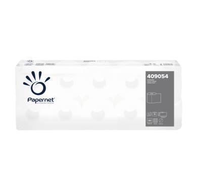 Carta igienica standard 15,5 gr diametro 11 cm 9,5 cm x 21 mt 190 strappi pacco 10 rotoli Papernet 409054 - 9240