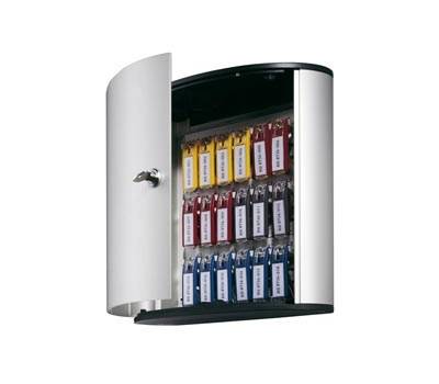 Cassetta portachiavi da parete Key Box 30,2x11-8x28 cm 18 posti grigio - 10438