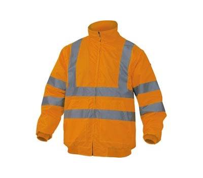 Giubbotto alta visibilita Reno HV poliestere poliuretano taglia XL arancio fluo Deltaplus RENHVORXG - 11171