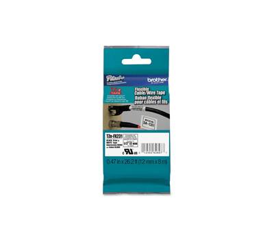 Nastro laminato flessibile nero bianco 12 mm x 8mt - 10848