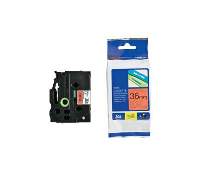 Nastro nero rosso 36 mm x 8mt - 10808