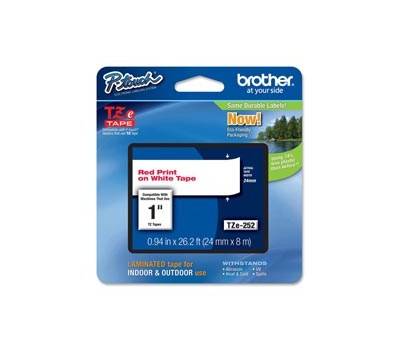 Nastro rosso bianco 24 mm x 8mt - 10823