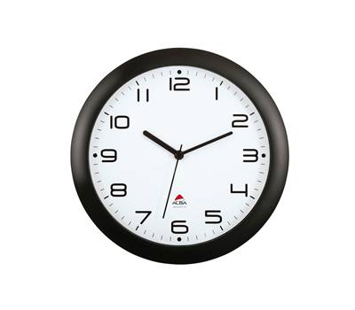 Orologio da parete Hornew diametro 30 cm nero Alba HORNEW N - 10056