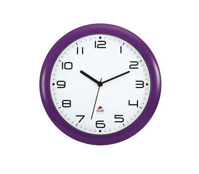 Orologio da parete Hornew diametro 30 cm viola - 11372