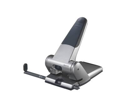 Perforatore 5180 passo 8 cm max 65 fogli 2 fori argento - 10411