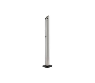 Portacenere da terra da esterno diametro 18 cm H 90 cm acciaio inox - 11478