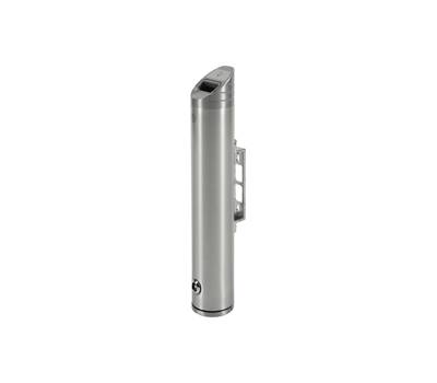 Portacenere murale da esterno diametro 10 cm H 48 cm acciaio inox Studio T 1609004 - 11477