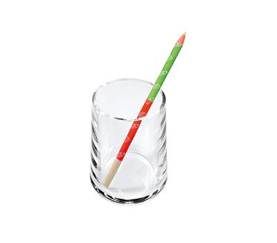 Portapenne a bicchiere 7 x 10 cm acrilico trasparente - 9458 Portapenne a bicchiere 7 x 10 cm acrilico trasparente - 9458