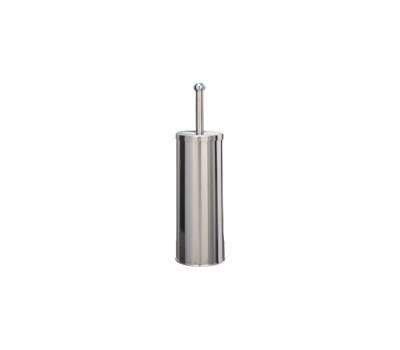 Portascopino WC Basic da terra acciaio inox diametro 9,8 cm altezza 38 cm silver Medial 101800 - 9244 Portascopino WC Basic da terra acciaio inox diametro 9,8 cm altezza 38 cm silver Medial 101800 - 9244