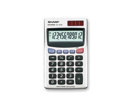 Calcolatrice tascabile - Sharp - EL379SB - 4974019023212 - DMwebShop