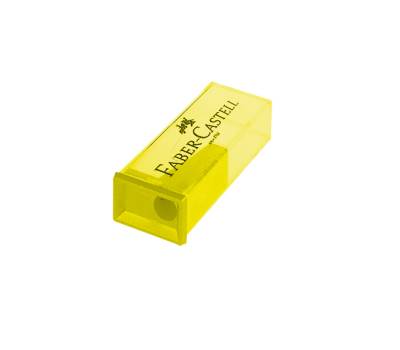 Temperamatite con contenitore - 1 foro - conf. 25 pezzi - Faber Castell - 581525 - 7891360635598 - DMwebShop - 5