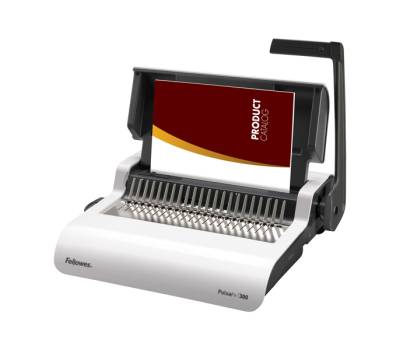 Rilegatrice Pulsar+ 300 - manuale - a dorso plastico - Fellowes - 5627601 - 50043859651240 - DMwebShop - 2