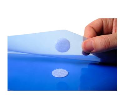 Busta forata con chiusura in velcro - PPL - 24 x 32 cm - colori assortiti - conf. 5 pezzi - Exacompta - 57380E - 82468A - DMwebShop - 2