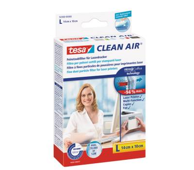 Filtro Clean Air per stampanti e fax - 14 x 10 cm - Tesa - 50380-00000-02 - 4042448161239 - DMwebShop - 4