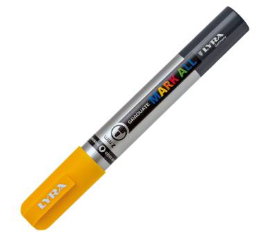 Marcatore a base d'acqua Graduate Mark All - punta tonda - 2 mm - giallo - Lyra - L6820007 - 4084900604823 - DMwebShop - 1