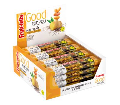 Barretta Good For You - di frutta secca - anacardi e ginger - 36 gr - conf. 16 pezzi - Fruit-tella - 09397200 - 8003440236451 - DMwebShop - 1