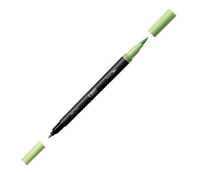 Pennarello Intensity Pastel - dual tip brush - colori assortiti - conf. 6 pezzi - Bic - 503826 - 3086123681323 - DMwebShop - 3