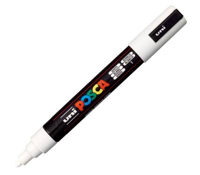 Marcatore Uni Posca PC5M - punta media 1,8 - 2,5 mm - colori assortiti - conf. 4 pezzi - Uni Mitsubishi - M PC5M 4P - 8007404250880 - DMwebShop - 3