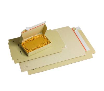 Scatola per spedizione Grass Box - A5 - 24 x 16,2 x 4 cm - grigio - conf. 50 pezzi - Bong Packaging - 554108 - DMwebShop - 1