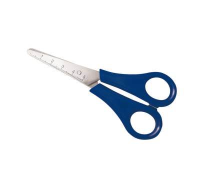 Forbici centimetrate - punta tonda - 13 cm - lama in acciaio inox - colori assortiti - conf. 30 pezzi - Deco - 775 - 8004957009194 - DMwebShop - 1
