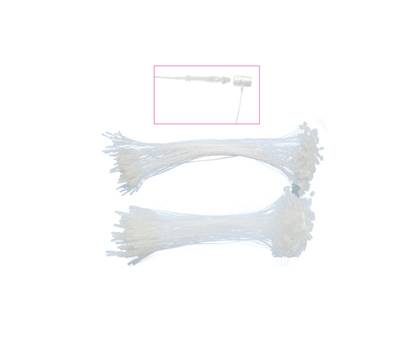 Fili manuali di sicurezza - 12,5 cm - trasparente - conf. 1000 pezzi - Lebez - 5265 - 8007509041215 - DMwebShop