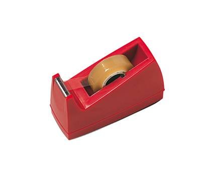 Dispenser per nastro adesivo - 33 mt - rosso - Lebez - 72-R - 8007509059814 - DMwebShop