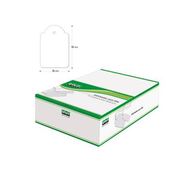 Etichette con filo - 36 x 53 mm - bianco - conf. 500 pezzi - Lebez - A392 - 8007509003923 - DMwebShop