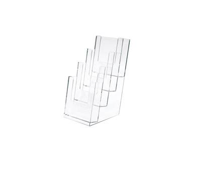 Portadepliant - plastica trasparente - 11 x 25 x 14 cm - Lebez - 5022 - 4891201000694 - DMwebShop