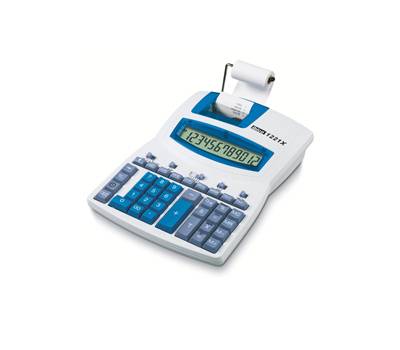 Calcolatrice da tavolo scrivente - 1221X - 12 cifre - bianco - Ibico - IB410055 - 13465410055 - DMwebShop