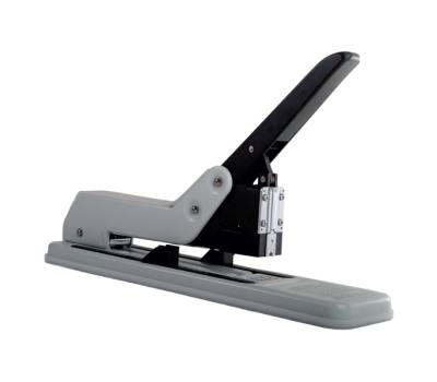 Cucitrice da tavolo Leone 130 - braccio lungo - capacita' massima 180 fogli - grigio-nero - Arke' - Molho Leone - 76130 - 8002057761301 - DMwebShop
