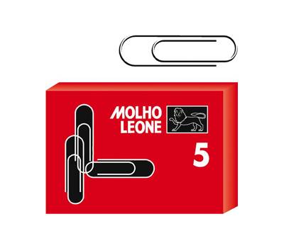 Fermagli zincati - lunghezza 50 mm - n. 5 - scatola 100 pezzi - conf. 5 pezzi - Molho Leone - 21105 - 8002057211059 - DMwebShop