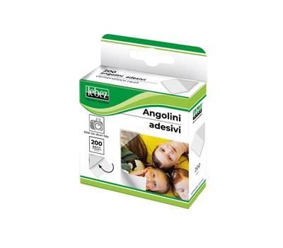 Angoli adesivi per foto - trasparente - conf. 200 pezzi - Lebez - 180L - 8007509063583 - DMwebShop
