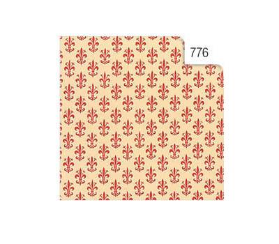 Rotolo Cartarivesto Rex 58 - 50 x 500 cm - lavabile - giglio rosso - Rex Sadoch - REX58-776 - 8006715066487 - DMwebShop