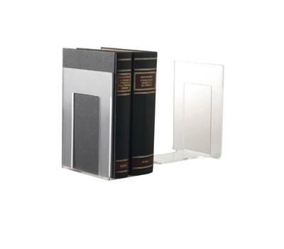 Coppia reggilibri Mr Acrylic - 14 x 9 x 13,5 cm - trasparente - Tecnostyl - ACR003 - 8010026004656 - DMwebShop