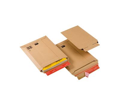 Busta a sacco CP 010 in cartone - adesivo permanente - formato A4+ (235 x 340 mm) - altezza massima 35 mm - avana - conf. 20 pezzi - Colompac - CP010.04 - 4033657100409 - DMwebShop
