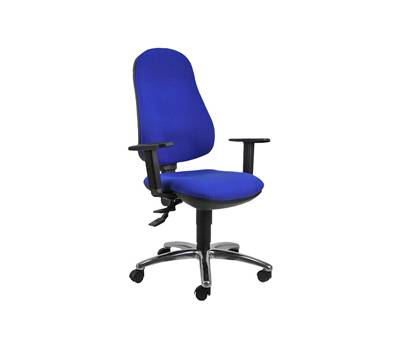 Seduta operativa Ariel AISYC - con braccioli regolabili - blu - Unisit - AISYC/BRF/EB - 8050043741745 - DMwebShop
