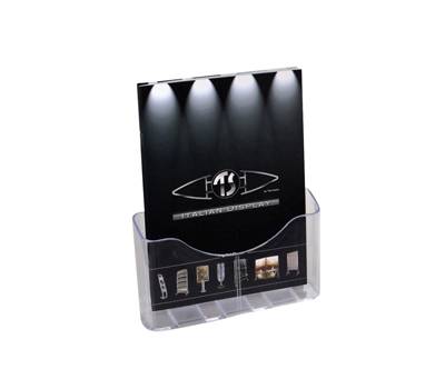 Portadepliant da banco - 1 tasca A4 + separatore - 24 x 28 x 10 cm - Tecnostyl - LH001 - 8010026013436 - DMwebShop