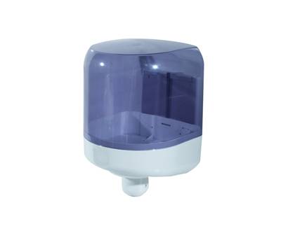 Dispenser asciugamani a spirale Prestige - formato Maxi - 25,6 x 27,5 x 33,5 cm - bianco-azzurro trasparente - Mar Plast - A58171 - 8020090003769 - DMwebShop