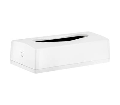 Dispenser per veline di carta - da muro - 27 x 7 x 14 cm - bianco - Mar Plast - A50801 - 8020090000263 - DMwebShop