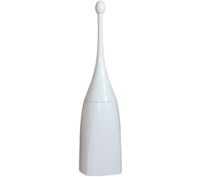 Portascopino per bagno - da terra - 12 x 12 x 48,5 cm - ABS - bianco - Mar Plast - A65401 - 8020090014017 - DMwebShop