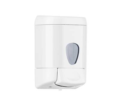 Dispenser da muro Prestige per sapone liquido - 15,9 x 8 x 10,5 cm - capacita' 0,55 lt - bianco - Mar Plast - A77511WIN - 8020090015595 - DMwebShop