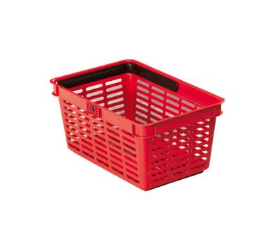 Shopping basket - 40 x 30 x 25 cm - 19 lt - rosso - Durable - 1801565080 - 7318081565084 - DMwebShop