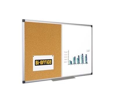 Lavagna combinata - 60 x 90 cm - bianco-sughero - Bi-office - XA0303170 - 5603750263173 - DMwebShop