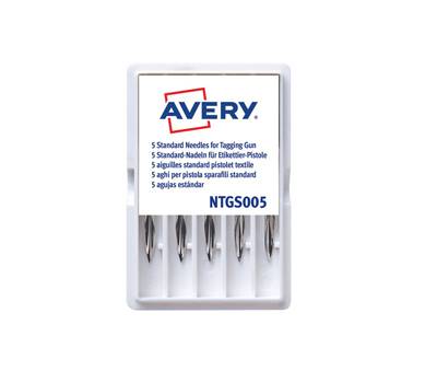 Aghi standard per sparafili - metallo - conf. 5 pezzi - Avery - NTGS005 - 5014702023453 - DMwebShop