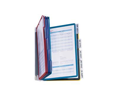 Leggio da parete Vario Wall 10 - 10 pannelli Sherpa inclusi - colori assortiti - Durable - 5567-00 - 4005546502571 - DMwebShop