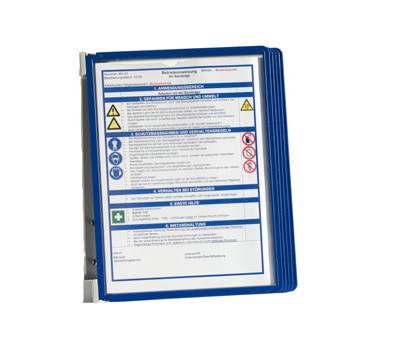 Leggio da parete Vario Wall 5 - 5 pannelli Sherpa inclusi - blu - Durable - 5551-07 - 4005546506494 - DMwebShop