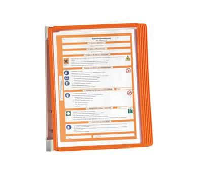 Leggio da parete Vario Wall 5 - 5 pannelli Sherpa inclusi - arancione - Durable - 5551-09 - 4005546506500 - DMwebShop